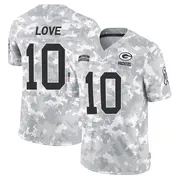 Arctic Camo Youth Jordan Love Green Bay Packers Limited 2024 Salute to Service Jersey