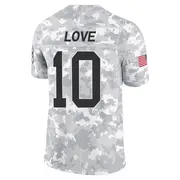 Arctic Camo Youth Jordan Love Green Bay Packers Limited 2024 Salute to Service Jersey