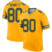 Gold Men's Martellus Bennett Green Bay Packers Legend Inverted Jersey