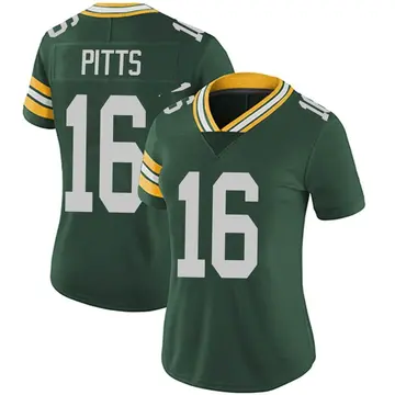 Green Women's Thyrick Pitts Green Bay Packers Limited Team Color Vapor Untouchable Jersey